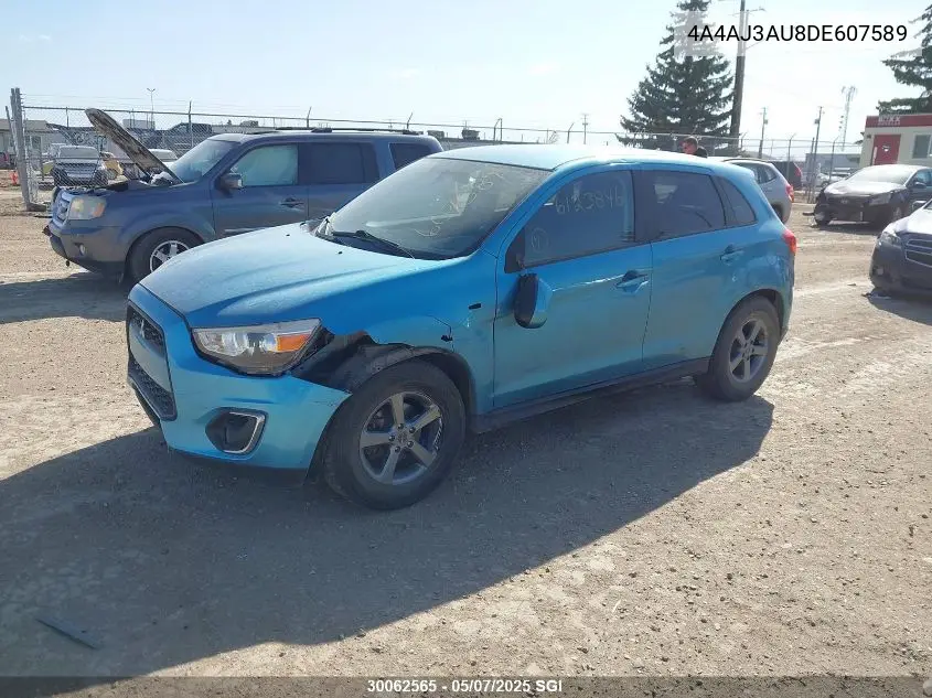 2013 Mitsubishi Rvr Se VIN: 4A4AJ3AU8DE607589 Lot: 30062565