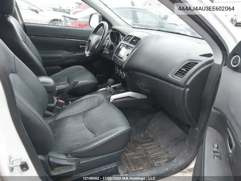 2014 Mitsubishi Rvr VIN: 4A4AJ4AU3EE602064 Lot: 12145052