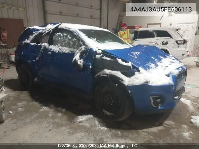 2015 Mitsubishi Rvr Se VIN: 4A4AJ3AU5FE606113 Lot: 12273658