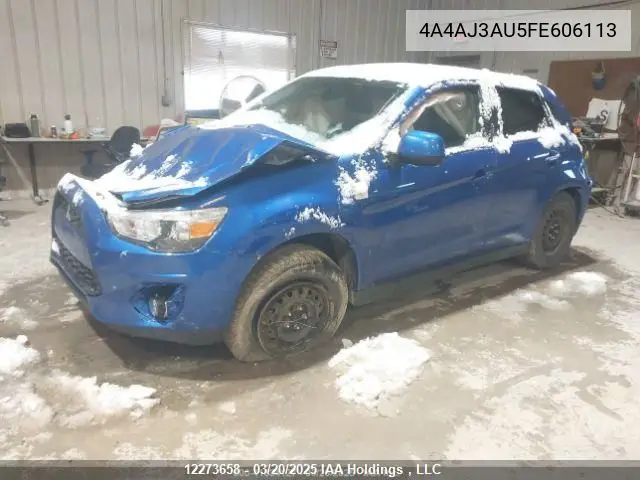 2015 Mitsubishi Rvr Se VIN: 4A4AJ3AU5FE606113 Lot: 12273658