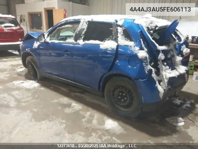 2015 Mitsubishi Rvr Se VIN: 4A4AJ3AU5FE606113 Lot: 12273658