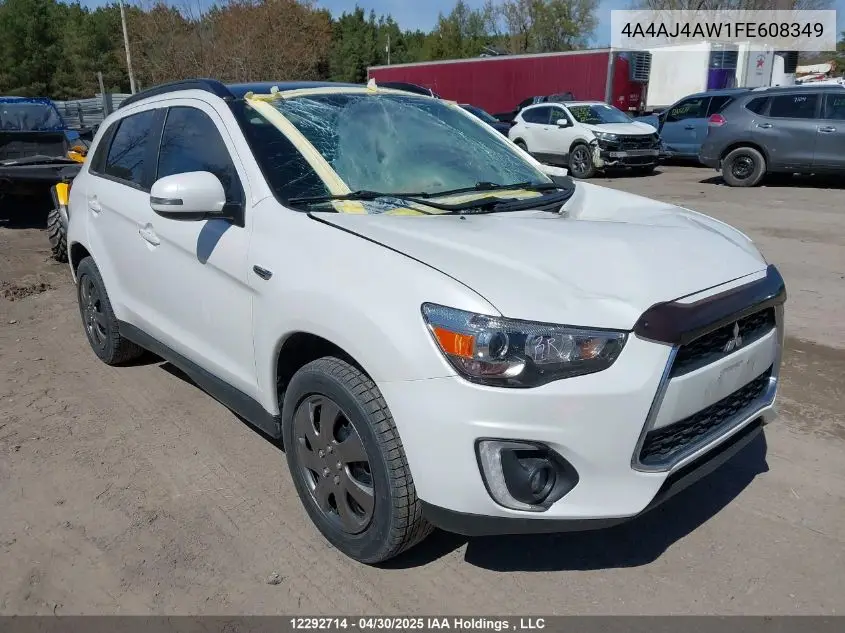 2015 Mitsubishi Rvr Gt VIN: 4A4AJ4AW1FE608349 Lot: 12292714X