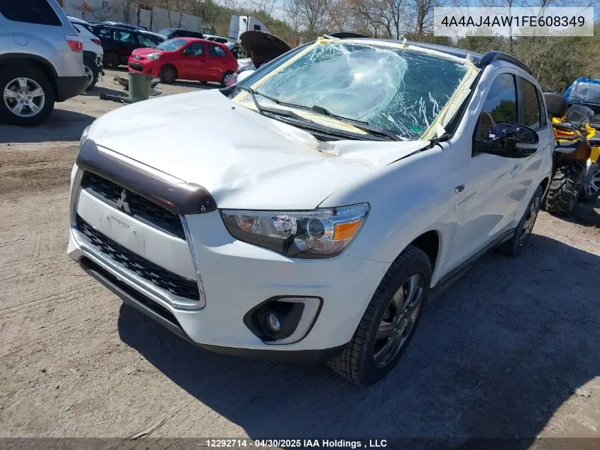2015 Mitsubishi Rvr Gt VIN: 4A4AJ4AW1FE608349 Lot: 12292714X