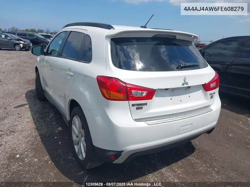 2015 Mitsubishi Rvr Gt VIN: 4A4AJ4AW6FE608279 Lot: 12305629