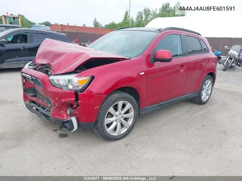 2015 Mitsubishi Rvr Gt VIN: 4A4AJ4AU8FE601591 Lot: 12333077