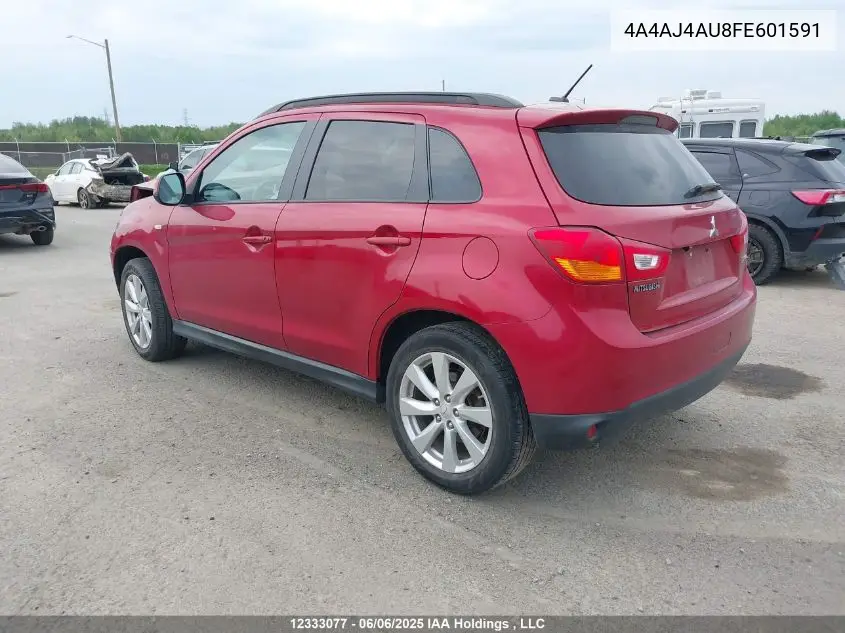 2015 Mitsubishi Rvr Gt VIN: 4A4AJ4AU8FE601591 Lot: 12333077