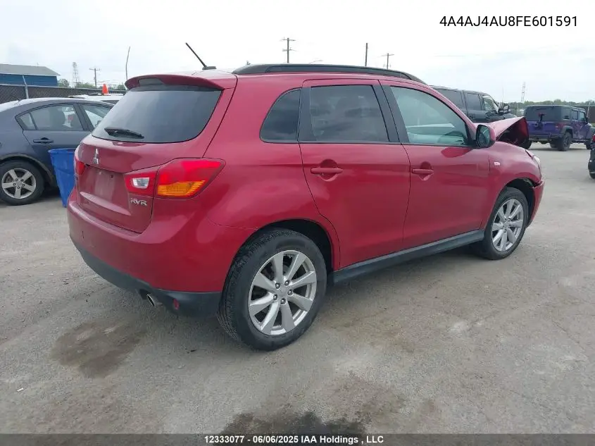 2015 Mitsubishi Rvr Gt VIN: 4A4AJ4AU8FE601591 Lot: 12333077