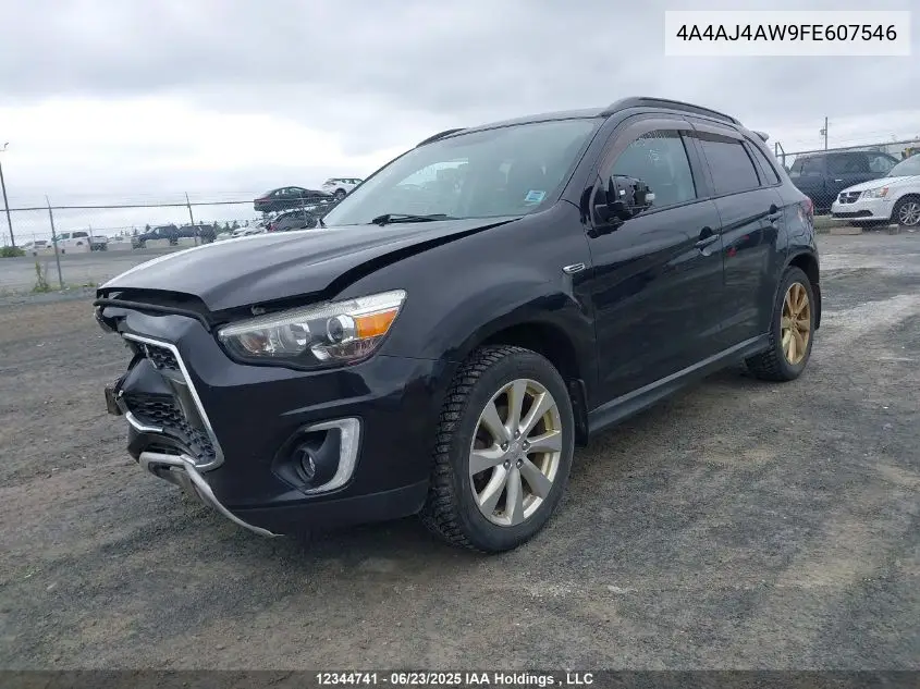 2015 Mitsubishi Rvr Gt VIN: 4A4AJ4AW9FE607546 Lot: 12344741