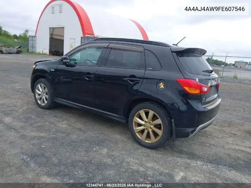 2015 Mitsubishi Rvr Gt VIN: 4A4AJ4AW9FE607546 Lot: 12344741