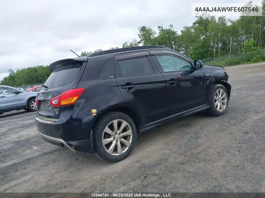2015 Mitsubishi Rvr Gt VIN: 4A4AJ4AW9FE607546 Lot: 12344741