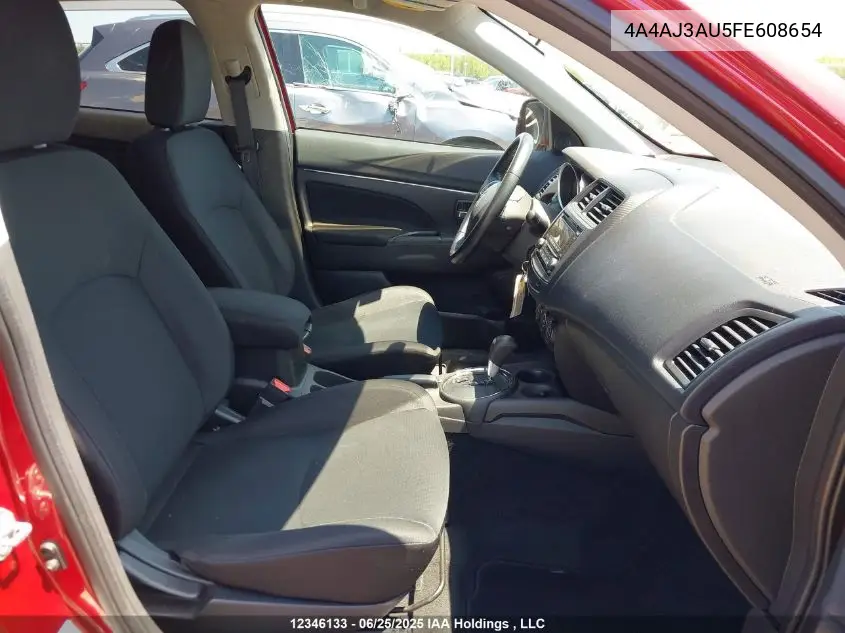 2015 Mitsubishi Rvr Se VIN: 4A4AJ3AU5FE608654 Lot: 12346133