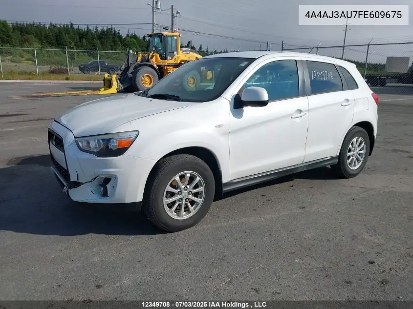 2015 Mitsubishi Rvr Se VIN: 4A4AJ3AU7FE609675 Lot: 12349708