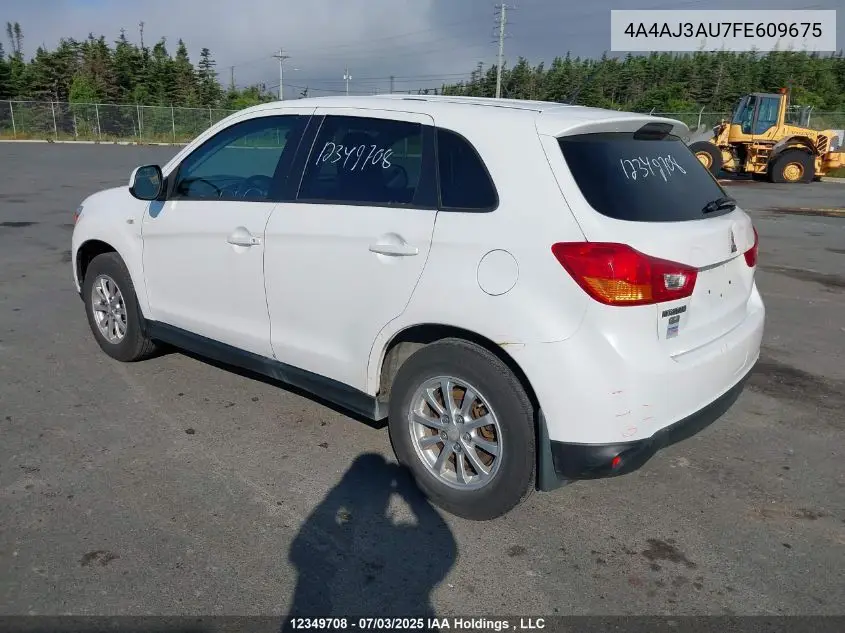 2015 Mitsubishi Rvr Se VIN: 4A4AJ3AU7FE609675 Lot: 12349708