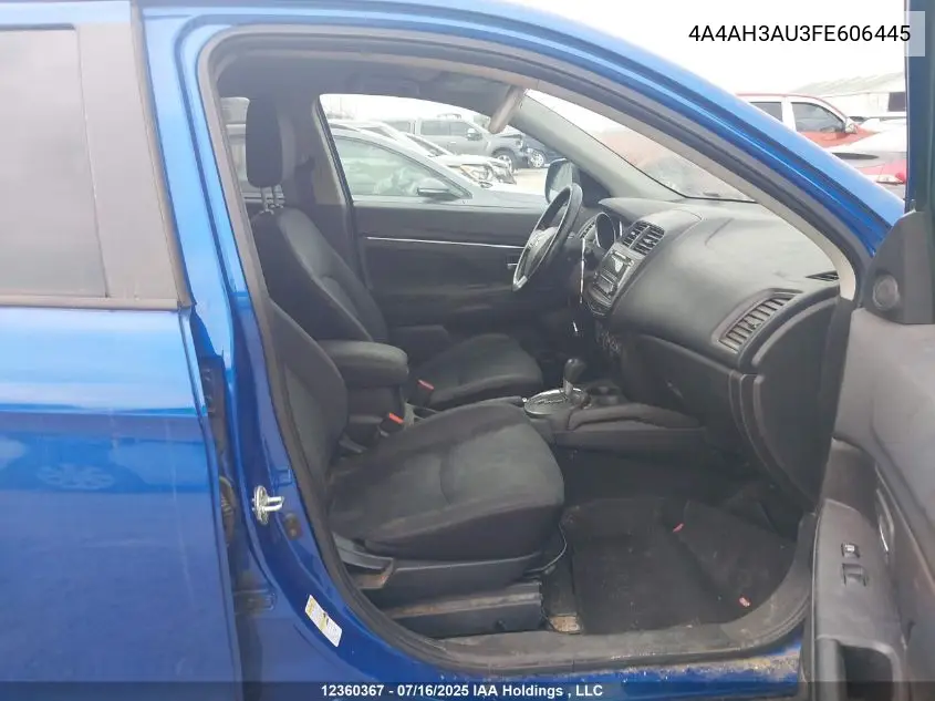 2015 Mitsubishi Rvr Es/Se VIN: 4A4AH3AU3FE606445 Lot: 12360367