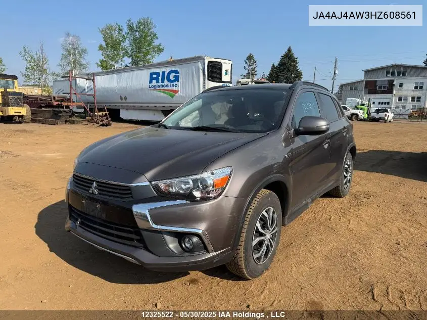 2017 Mitsubishi Rvr Se Limited/Gt VIN: JA4AJ4AW3HZ608561 Lot: 12325522