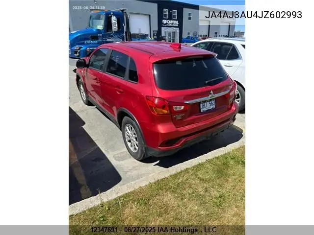 2018 Mitsubishi Rvr Se VIN: JA4AJ3AU4JZ602993 Lot: 12347691