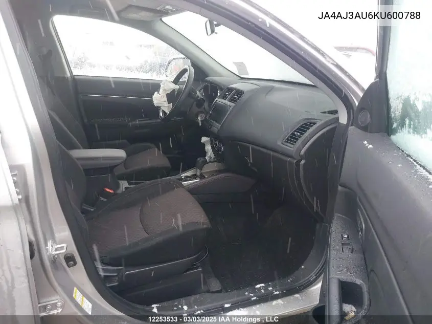 2019 Mitsubishi Rvr Se VIN: JA4AJ3AU6KU600788 Lot: 12253533