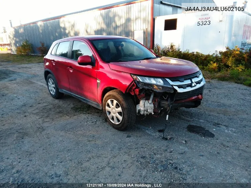 2020 Mitsubishi Rvr VIN: JA4AJ3AU4LU602105 Lot: 12121167