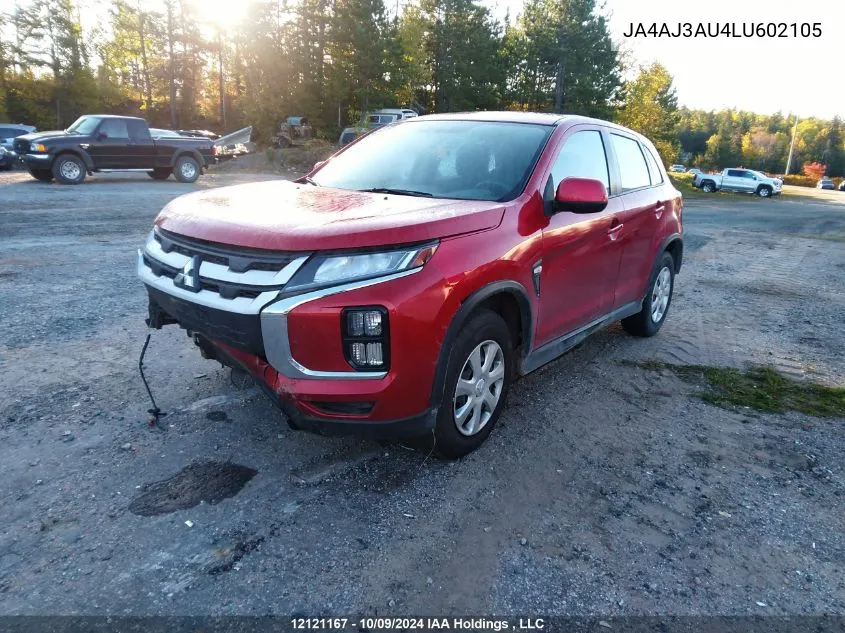 2020 Mitsubishi Rvr VIN: JA4AJ3AU4LU602105 Lot: 12121167