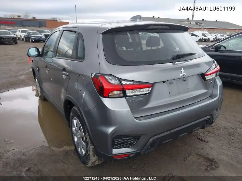 2020 Mitsubishi Rvr Es VIN: JA4AJ3AU1LU601199 Lot: 12271243