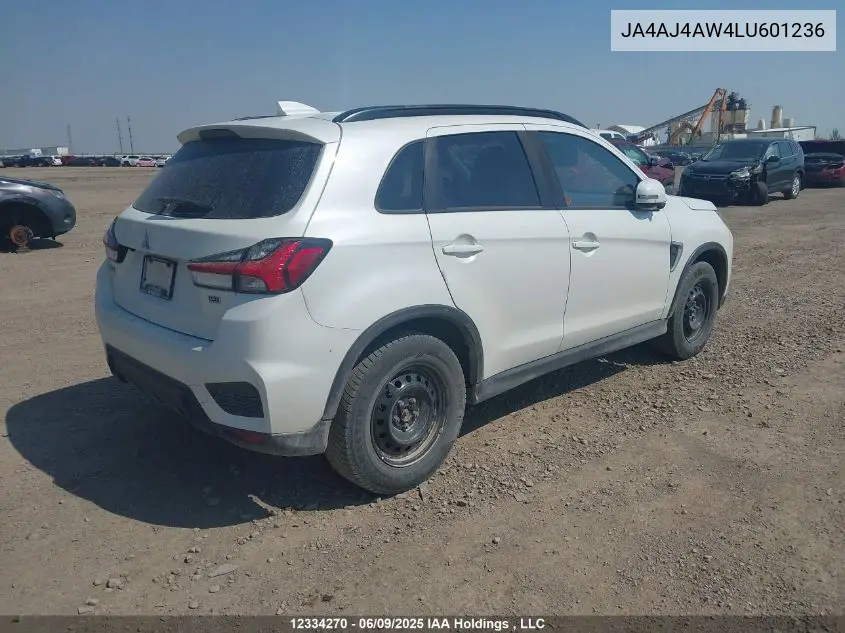 2020 Mitsubishi Rvr Gt/Limited Edition/Se/Sel VIN: JA4AJ4AW4LU601236 Lot: 12334270