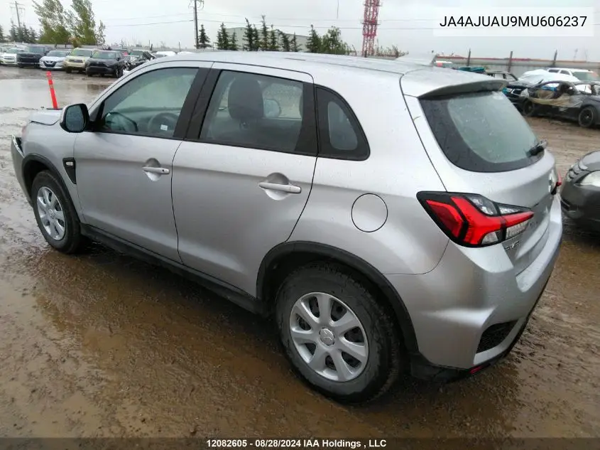 2021 Mitsubishi Rvr VIN: JA4AJUAU9MU606237 Lot: 12082605