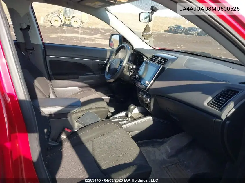 2021 Mitsubishi Rvr Es VIN: JA4AJUAU8MU600526 Lot: 12289145