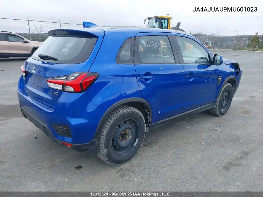 2021 Mitsubishi Rvr Es VIN: JA4AJUAU9MU601023 Lot: 12312329