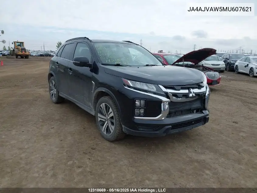 2021 Mitsubishi Rvr Se/Sel/Le/Gt VIN: JA4AJVAW5MU607621 Lot: 12318669