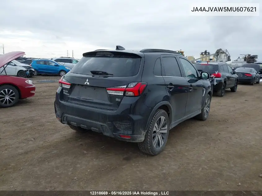 2021 Mitsubishi Rvr Se/Sel/Le/Gt VIN: JA4AJVAW5MU607621 Lot: 12318669