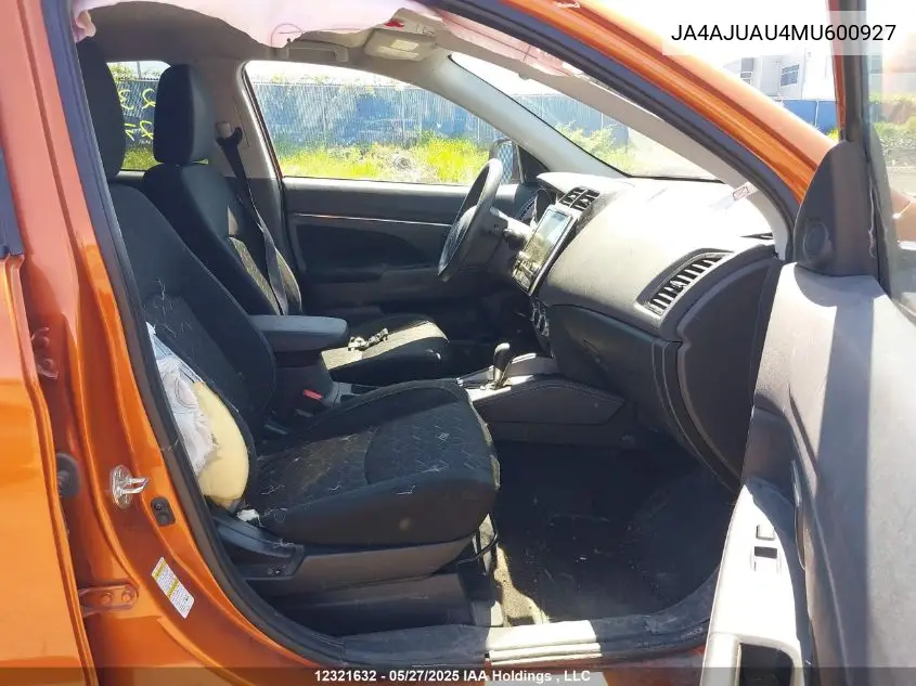 2021 Mitsubishi Rvr Es VIN: JA4AJUAU4MU600927 Lot: 12321632