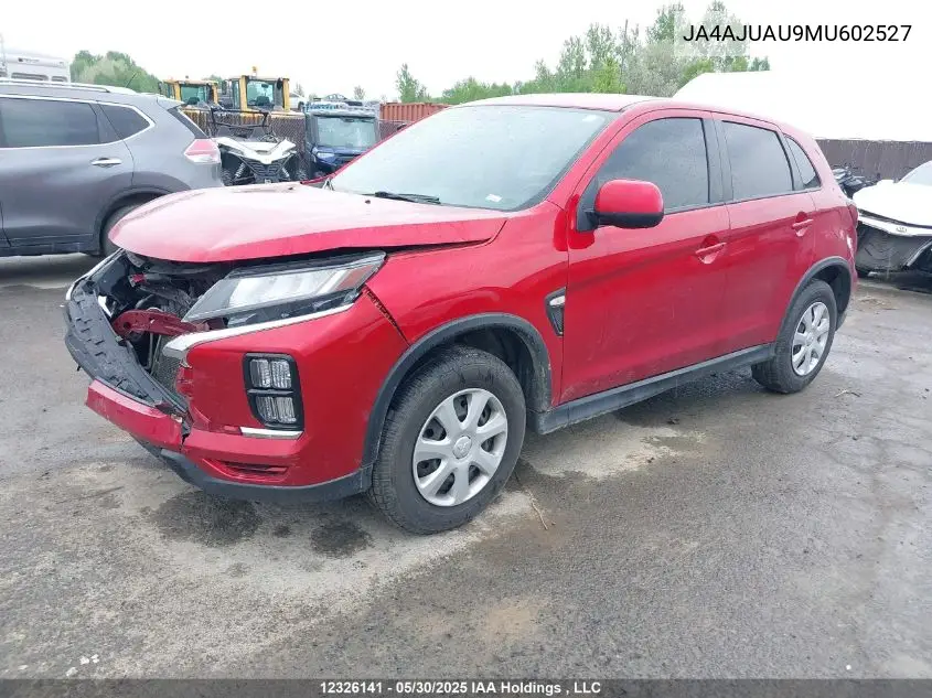 2021 Mitsubishi Rvr Es VIN: JA4AJUAU9MU602527 Lot: 12326141