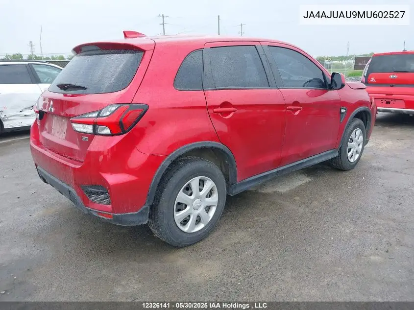 2021 Mitsubishi Rvr Es VIN: JA4AJUAU9MU602527 Lot: 12326141