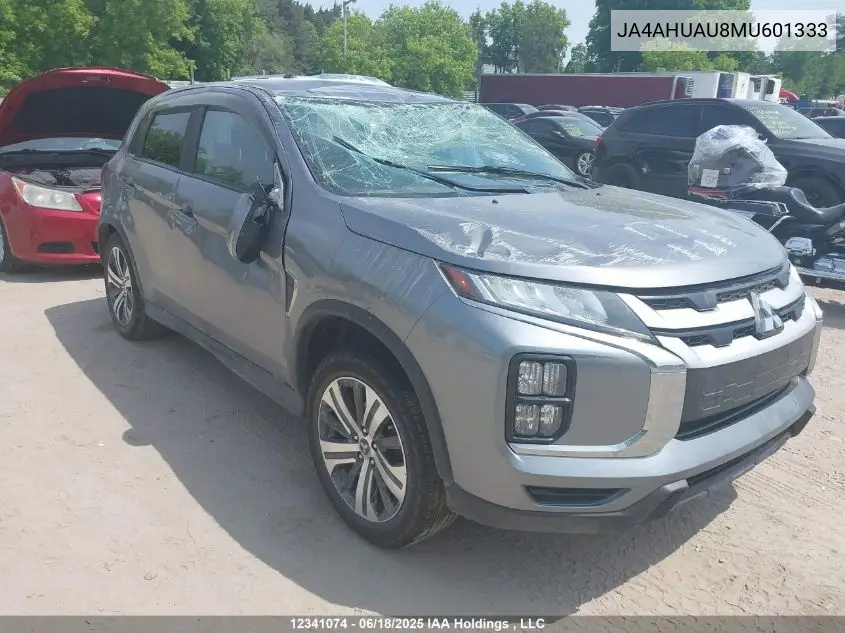 2021 Mitsubishi Rvr Es/Se VIN: JA4AHUAU8MU601333 Lot: 12341074