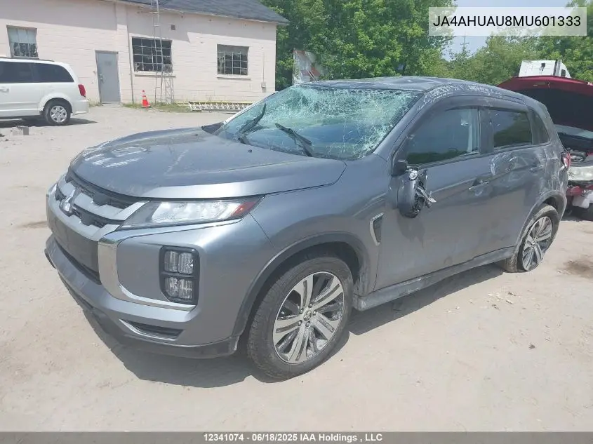 2021 Mitsubishi Rvr Es/Se VIN: JA4AHUAU8MU601333 Lot: 12341074