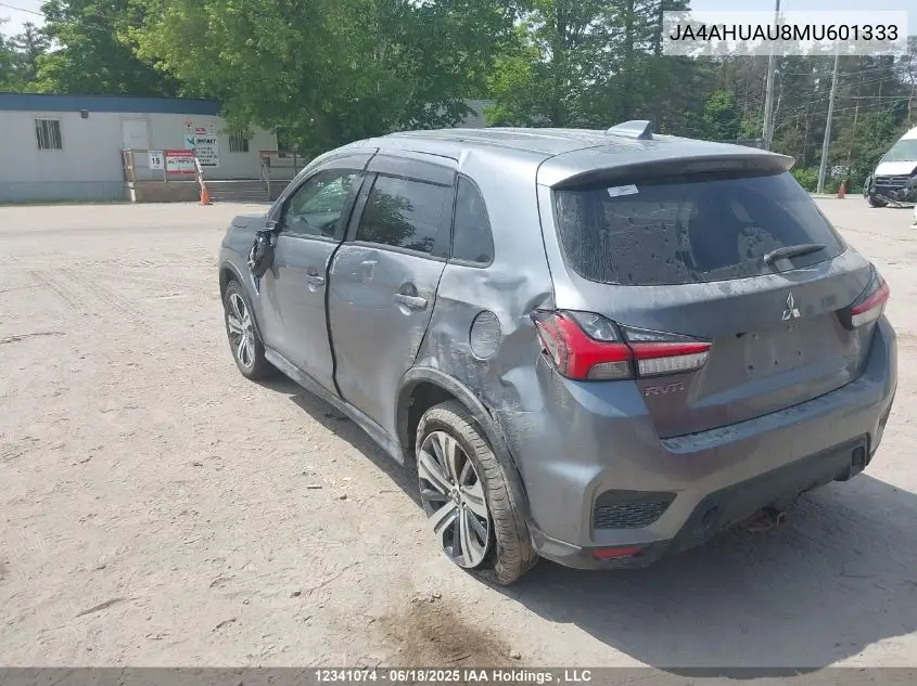 2021 Mitsubishi Rvr Es/Se VIN: JA4AHUAU8MU601333 Lot: 12341074