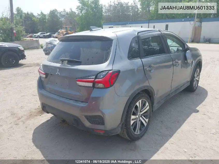 2021 Mitsubishi Rvr Es/Se VIN: JA4AHUAU8MU601333 Lot: 12341074