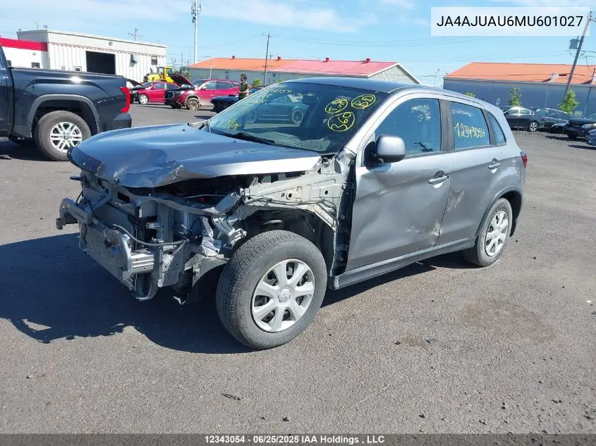 2021 Mitsubishi Rvr Es VIN: JA4AJUAU6MU601027 Lot: 12343054