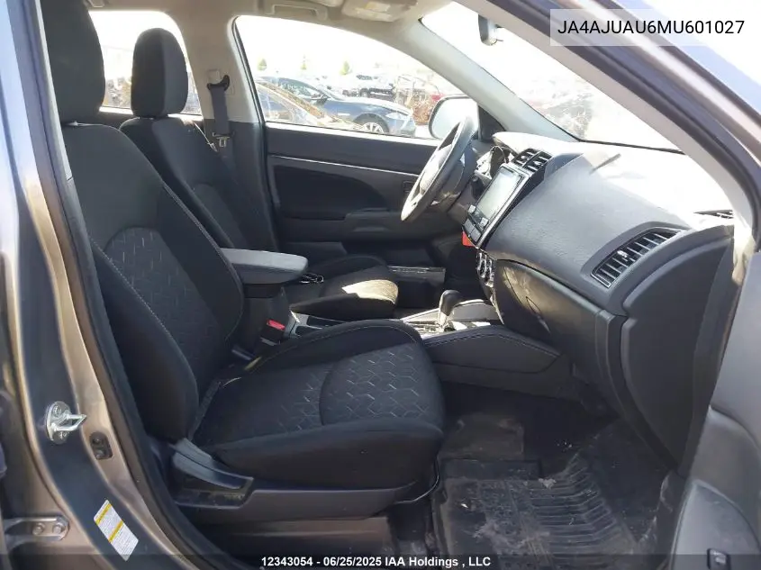 2021 Mitsubishi Rvr Es VIN: JA4AJUAU6MU601027 Lot: 12343054