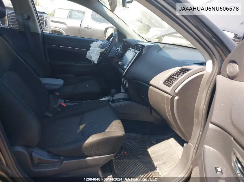 2022 Mitsubishi Rvr VIN: JA4AHUAU6NU606578 Lot: 12084848