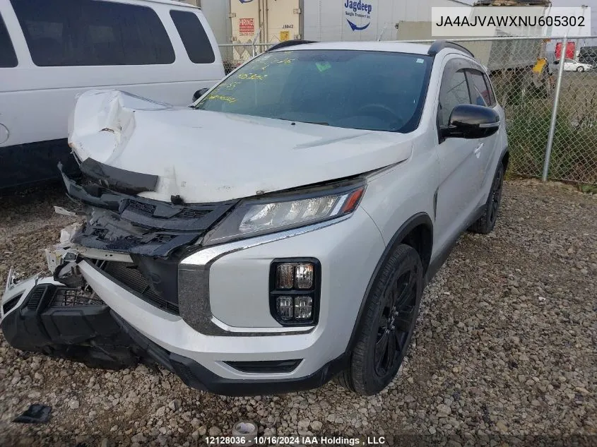 2022 Mitsubishi Rvr VIN: JA4AJVAWXNU605302 Lot: 12128036