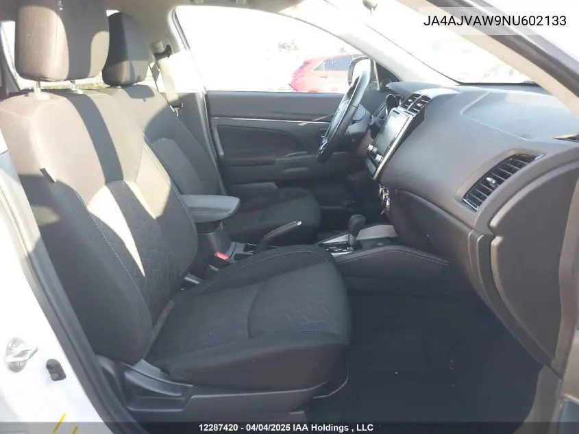 2022 Mitsubishi Rvr Se/Sel/Le/Gt VIN: JA4AJVAW9NU602133 Lot: 12287420