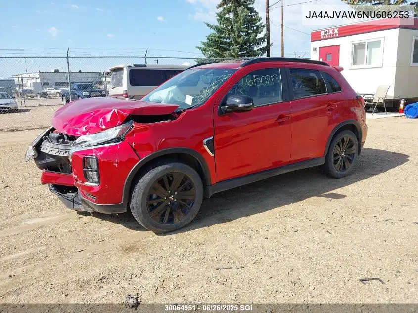 2022 Mitsubishi Rvr Se/Sel/Le/Gt VIN: JA4AJVAW6NU606253 Lot: 30064951