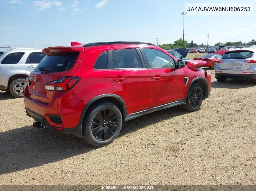 2022 Mitsubishi Rvr Se/Sel/Le/Gt VIN: JA4AJVAW6NU606253 Lot: 30064951