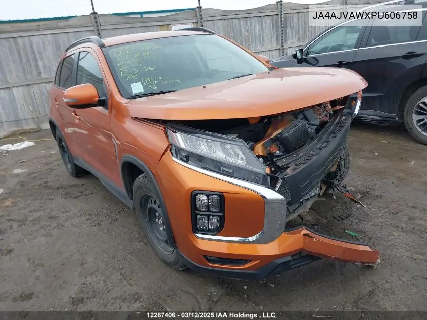 2023 Mitsubishi Rvr Se/Sel/Le/Gt VIN: JA4AJVAWXPU606758 Lot: 12267406