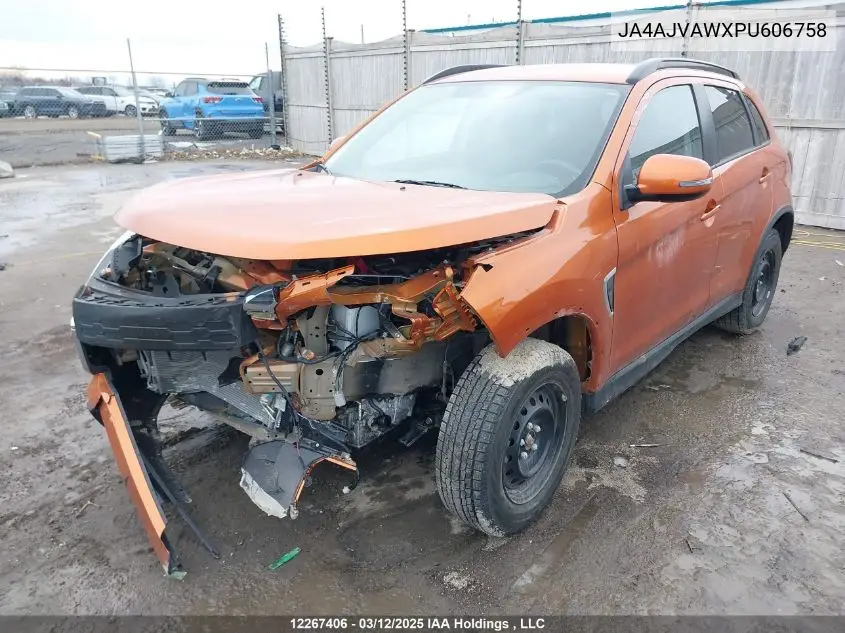 2023 Mitsubishi Rvr Se/Sel/Le/Gt VIN: JA4AJVAWXPU606758 Lot: 12267406