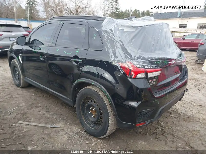 2023 Mitsubishi Rvr VIN: JA4AJVAW5PU603377 Lot: 12291191