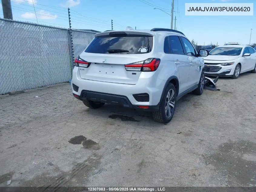 2023 Mitsubishi Rvr Se/Sel/Le/Gt VIN: JA4AJVAW3PU606620 Lot: 12307083