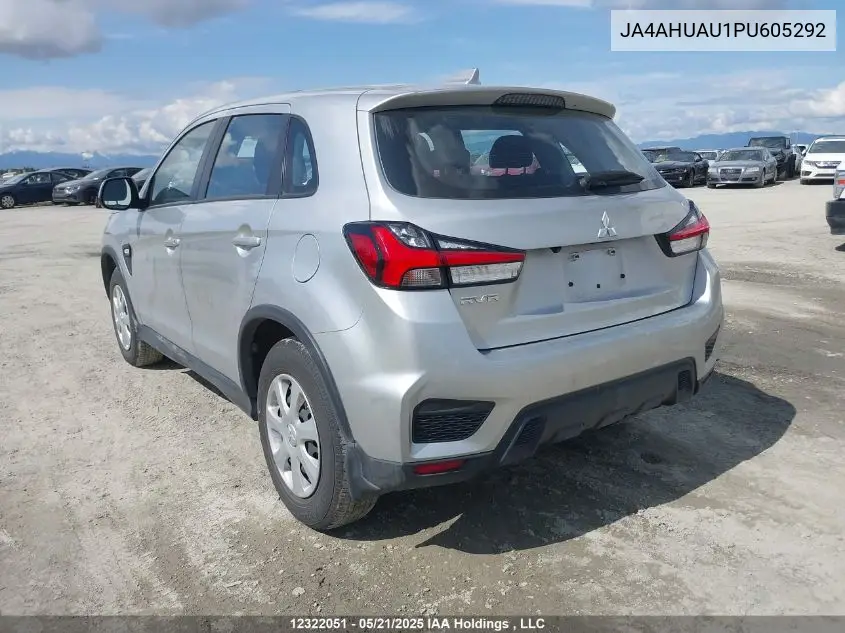 2023 Mitsubishi Rvr Es/Se VIN: JA4AHUAU1PU605292 Lot: 12322051