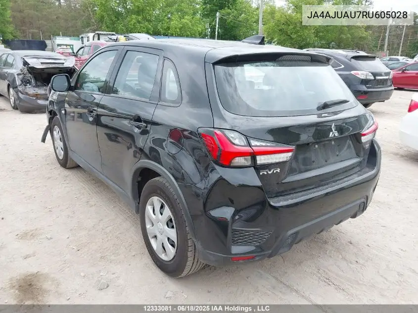 2024 Mitsubishi Rvr VIN: JA4AJUAU7RU605028 Lot: 12333081